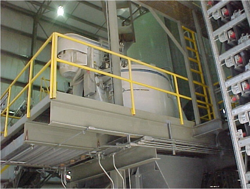 Dry press bick mixer
